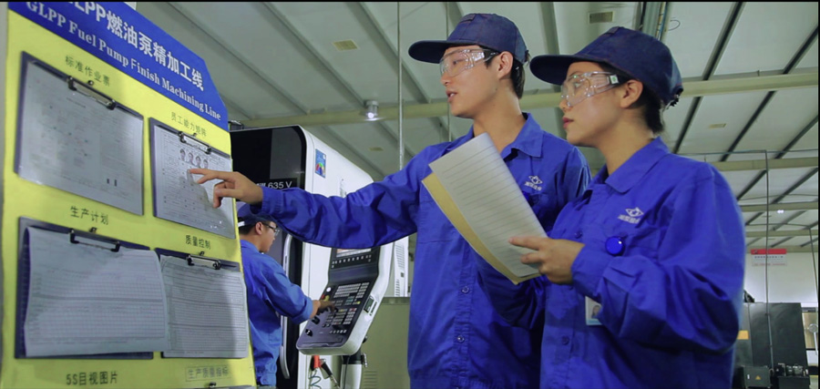 機(jī)油泵生產(chǎn)場景展示(一)